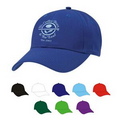 6 Panel Medium Profile Unstructured Polyester Cap